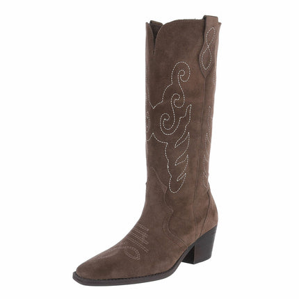 LEDER COWBOY BOOTS "STOCKHOLM"