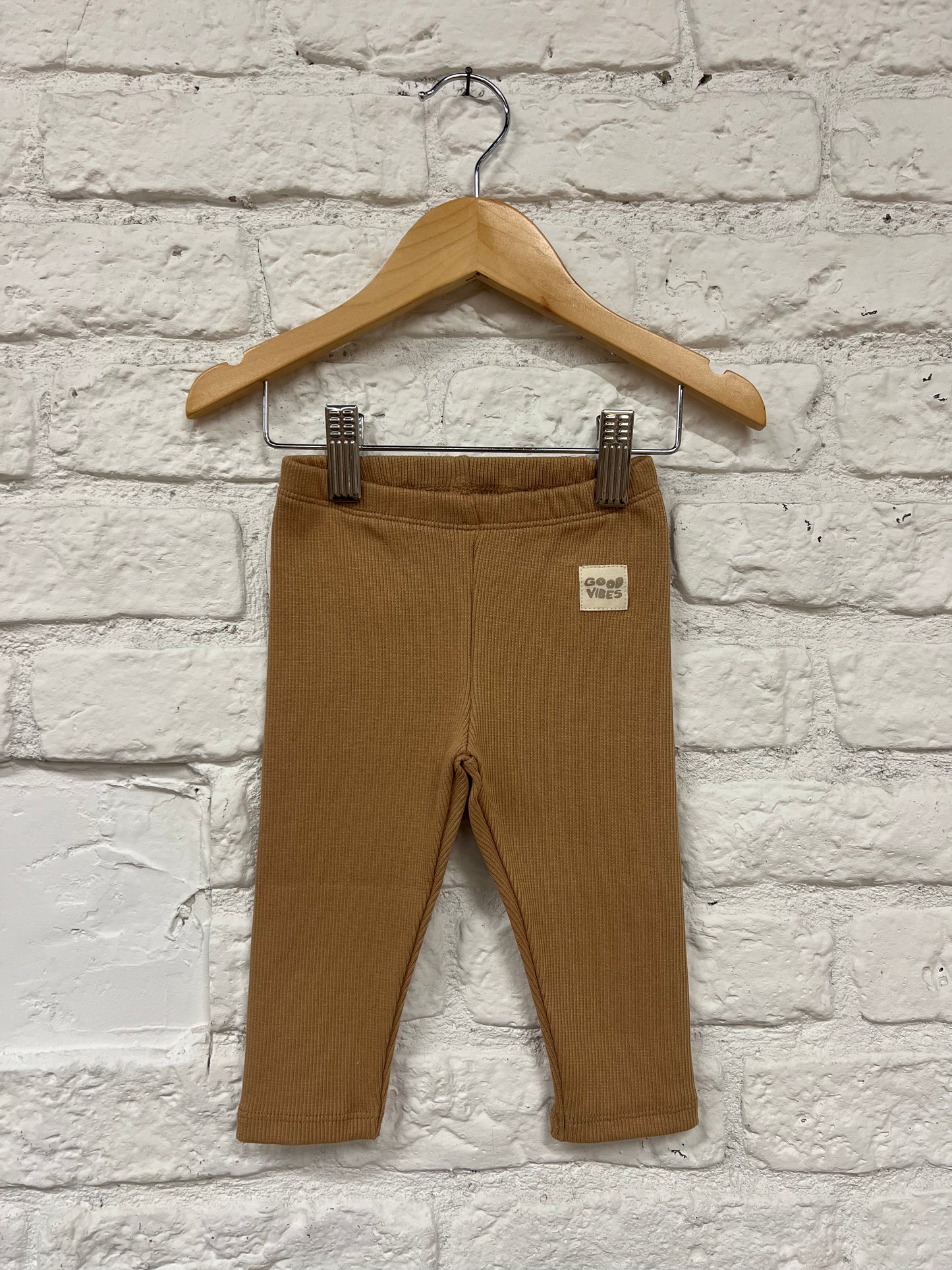 RIB LEGGINGS "CAMEL"