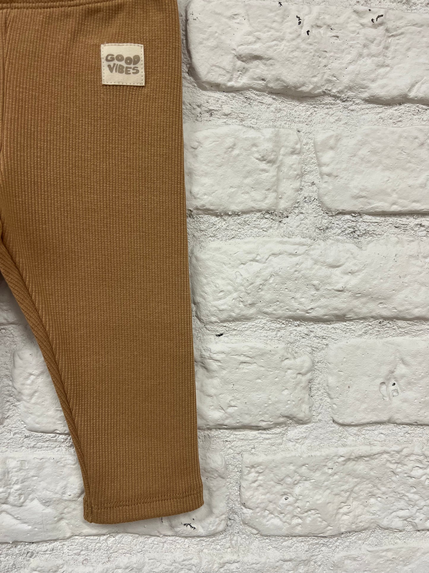 RIB LEGGINGS "CAMEL"