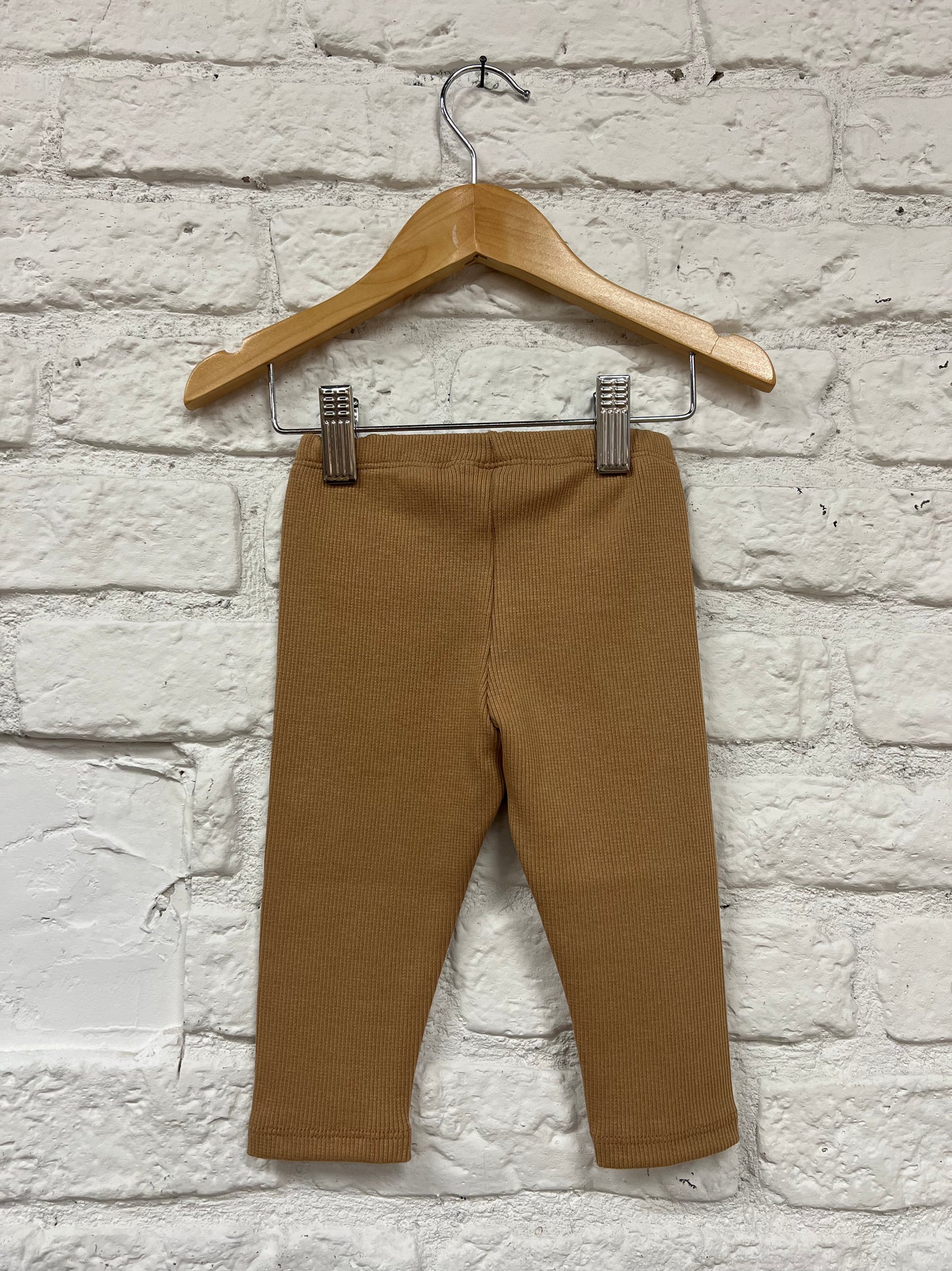 RIB LEGGINGS "CAMEL"